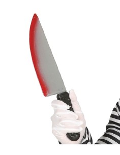 Cuchillo con sangre 37 cm