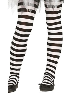 Pantys blancas rayas infantiles 3-5 años 2