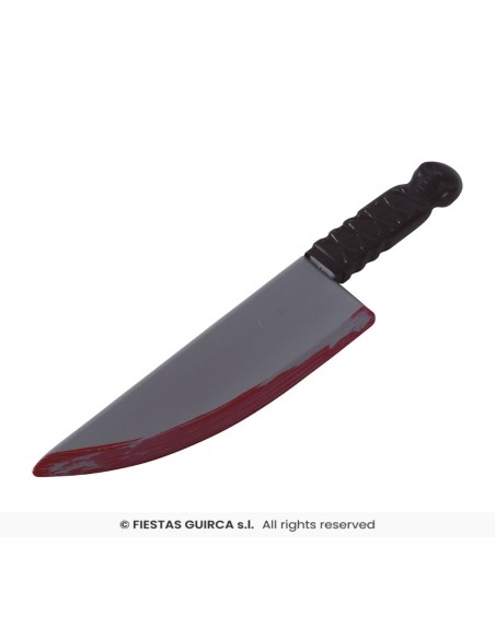 Cuchillo con sangre 37 cm