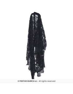 Mantilla negra 60 cm 2