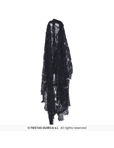 Mantilla negra 60 cm