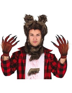 Guantes hombre lobo con   garras