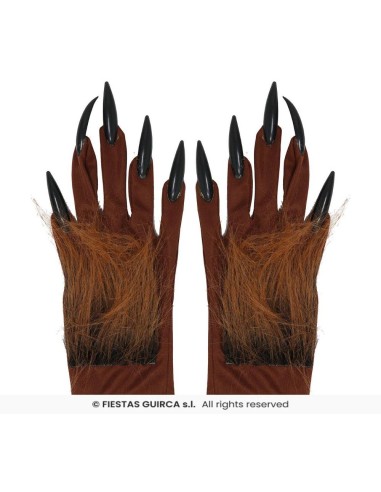 Guantes hombre lobo con   garras