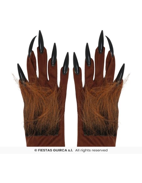 Guantes hombre lobo con   garras