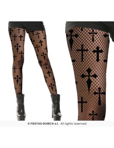 Pantys cruces rejilla