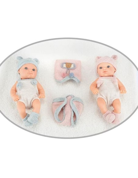 Gemelos 20Cm en caja con ropita