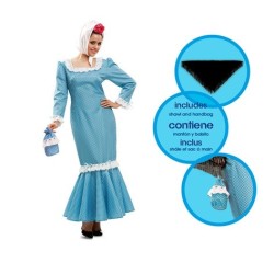 DISFRAZ CHULAPA MADRILEÑA AZUL MUJER S