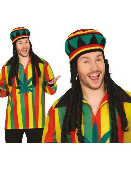 GORRO RASTA CON PELO RASTAFARI