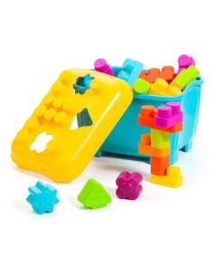 Cubeta 15 piezas, puzzles y bloques cons 2