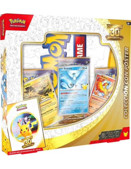 Pokemon TCG 30TH Poster Coleccion 