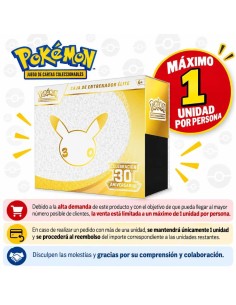 Pokemon TCG 30TH Caja Entrenador Élite