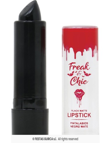 barra de labios negro mate Freak & chic