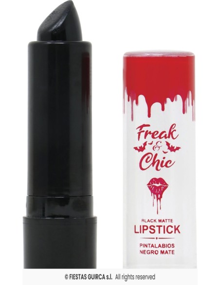 barra de labios negro mate Freak & chic