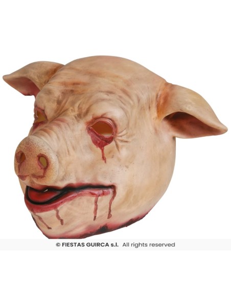 Mascara cerdo latex