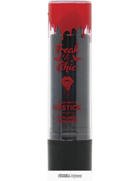 barra de labios negro mate Freak & chic