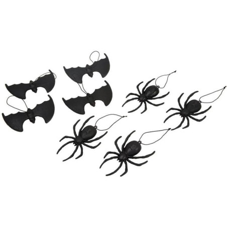 ARAÑAS Y MURCIELAGOS COLGANTES