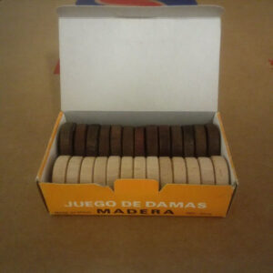 JUEGO DE DAMAS MADERA