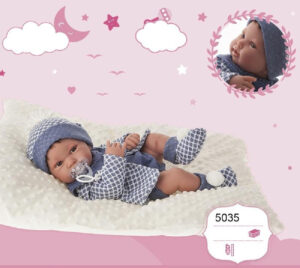 MUÑECO RECIÉN NACIDO PIPO 42CM - ANTONIO JUAN