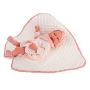 MUÑECA RECIÉN NACIDA CARLA MANTITA ACOLCHADA