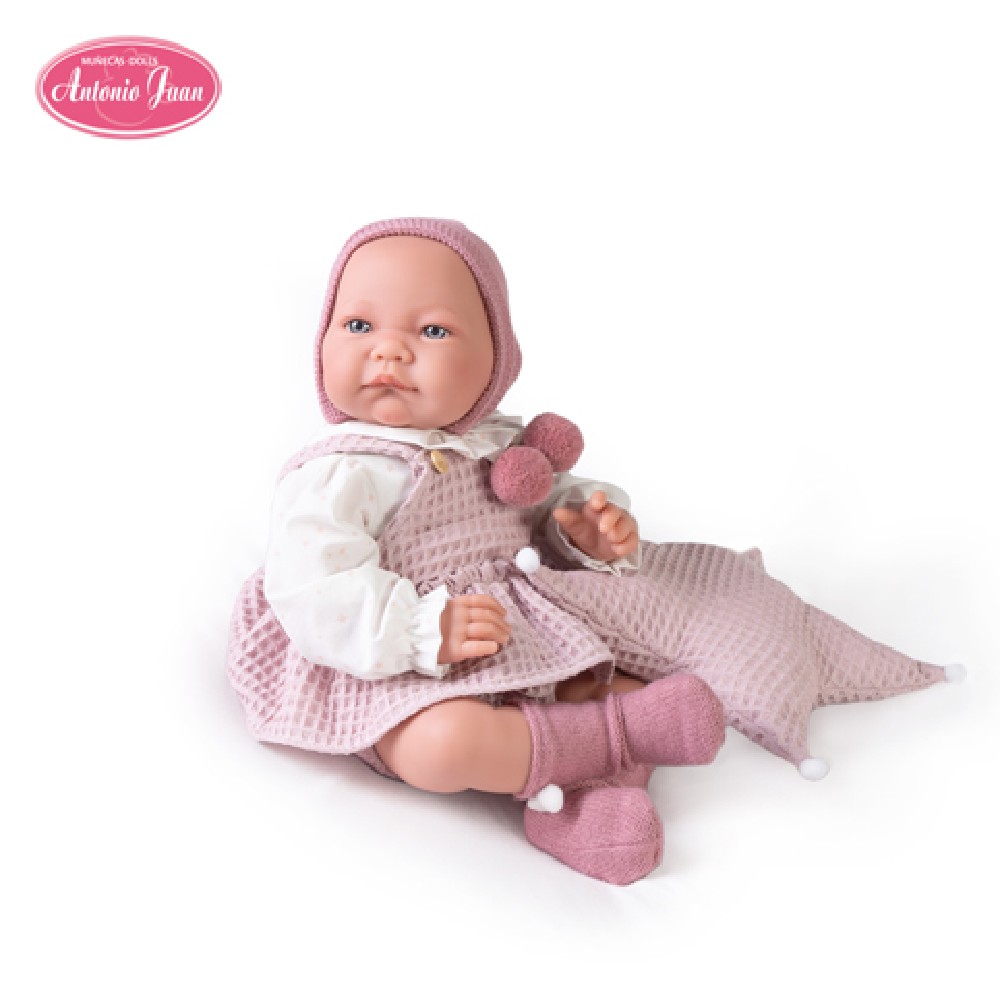 MUÑECA NICA PAREJITA CON COJiN DE ESTRELLA 42CM - Imagen 3