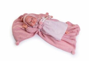 MUÑECA RECIÉN NACIDA CON FALDÓN