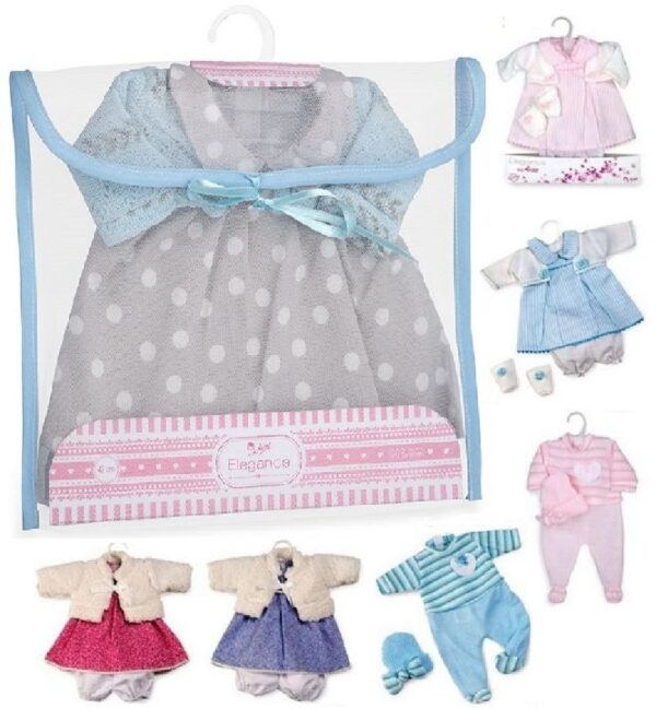 Vestido Elegance 42 Cm ( Surtido 6 Modelos)