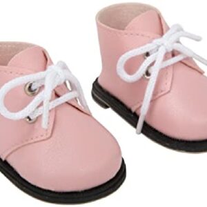 SET BOTAS ROSA PARA MUÑECAS DE 42-45 CM