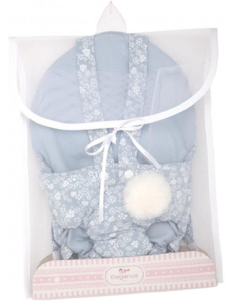 Portababe azul (para muñecos de 40-45 cm). - Imagen 2