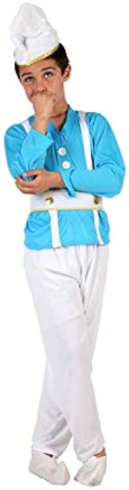 DISFRAZ NIÑO PITUFO 7-9 AÑOS