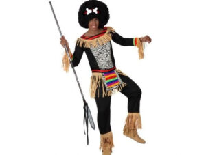 DISFRAZ ZULU ADULTO