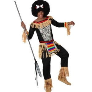 DISFRAZ ZULU ADULTO