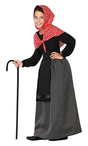 DISFRAZ DE VIEJA CASTAÑERA 3-4 AÑOS