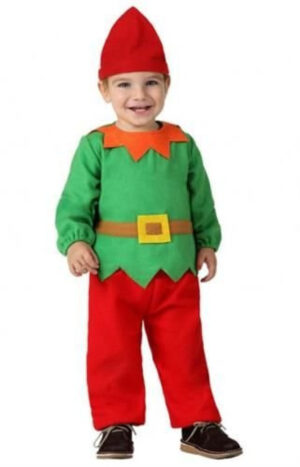 DISFRAZ DUENDE / ELFO NAVIDAD 0-6 MESES