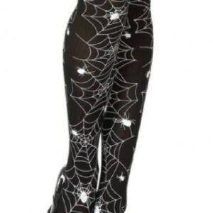 MEDIAS NEGRAS CON TELARAÑAS HALLOWEEN
