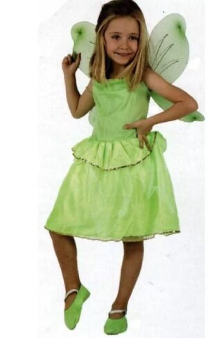 DISFRAZ HADA CAMPANILLA VERDE 5-6 AÑOS