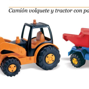 CAMION VOLQUETE + EXCAVADORA