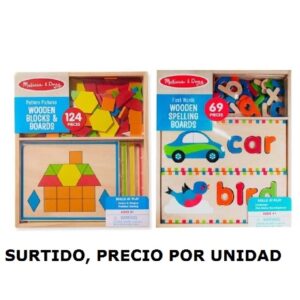 BLOQUES Y TABLEROS DE MADERA MELISSA & DOUG