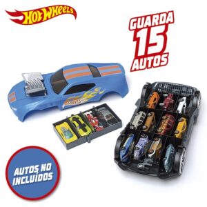 COCHE DE CARRERAS PORTACOCHES HOT WHEELS 2 EN 1