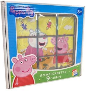 ROMPECABEZAS PEPPA PIG 9 CUBOS