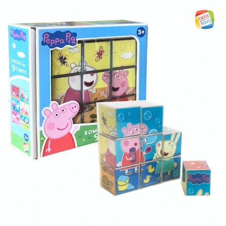 ROMPECABEZAS PEPPA PIG 9 CUBOS - Imagen 4