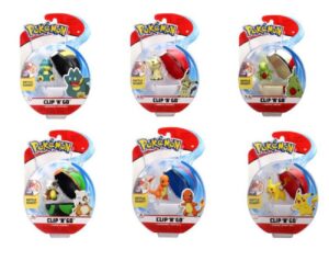 POKEBALL CLIP N GO + POKEMON (surtido)