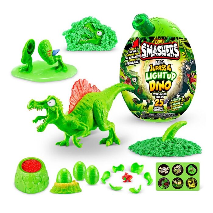 DINO JURASSIC MEGA HUEVO CON LUZ - Imagen 1