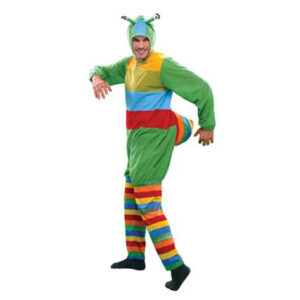 DISFRAZ GUSANO MULTICOLOR ADULTO