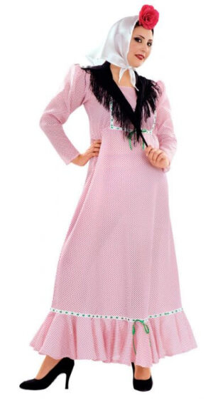 DISFRAZ MADRILEÑA ADULTO T.XL ECONOMICO