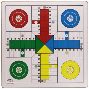 TABLERO PARCHIS 4-6 JUGADORES MADERA