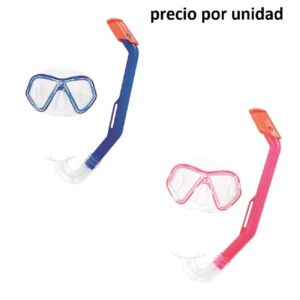 GAFAS BUCEO CON TUBO 3-6 AÑOS (VARIOS COLORES)
