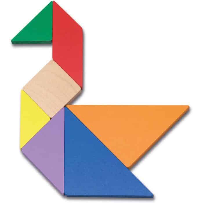 TANGRAM DE MADERA EN CAJA DE METAL - Imagen 2