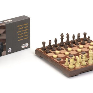 AJEDREZ - DAMAS MAGNETICO MEDIANO