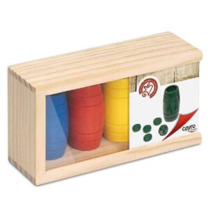 FICHAS DE PARCHÍS DE MADERA, 4 JUGADORES