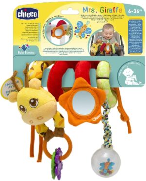 MRS GIRAFFE ESPIRAL JUGUETE PARA SILLA DE PASEO